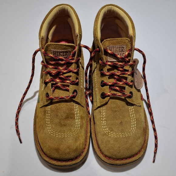 Kickers x Hikerdelic Tan Men's Suede Lace-up Hiking Boots (Size EU 41/US 8) - Picture 3 of 14